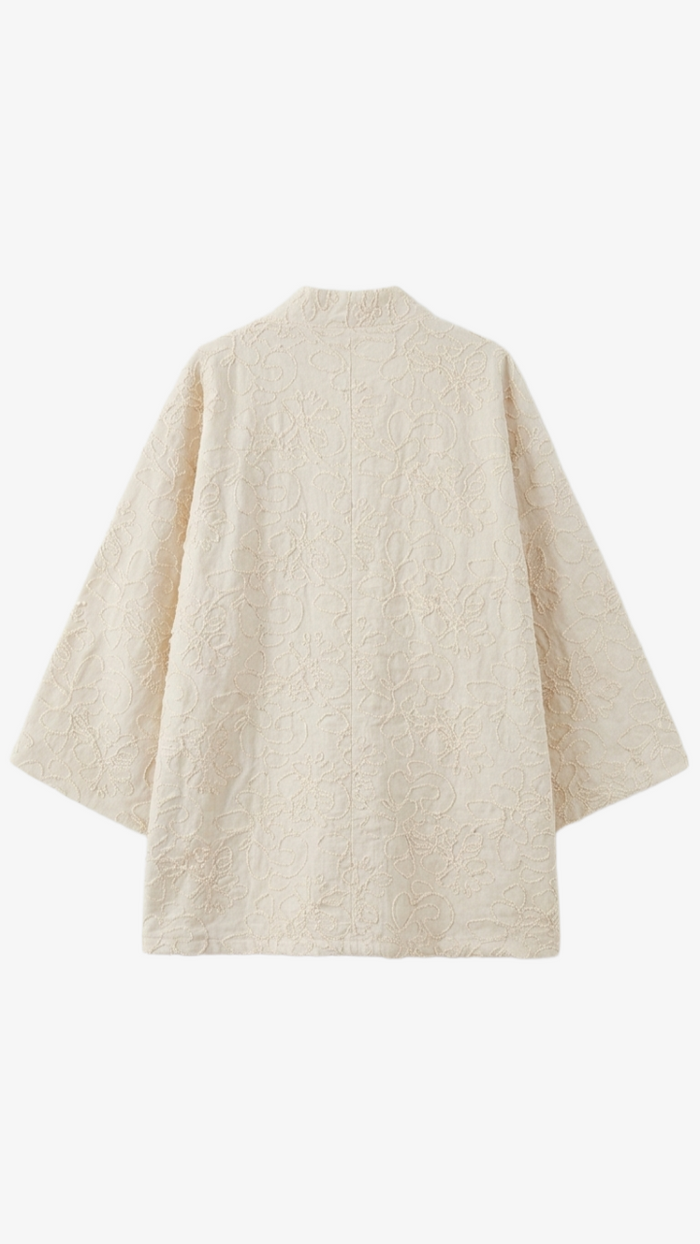 Embroidered Beach Kimono