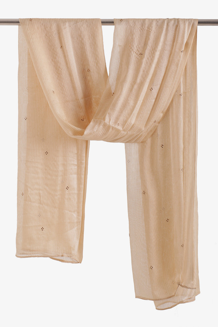 Embroidered Clusters Scarf