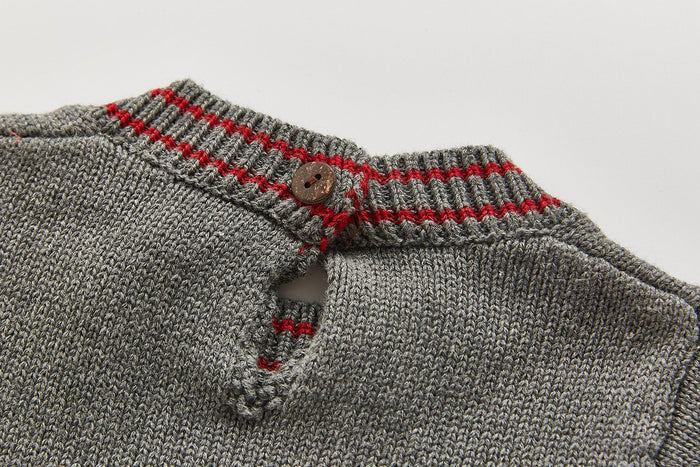 Embroidered Knitted Sweater Dress Yo Baby India