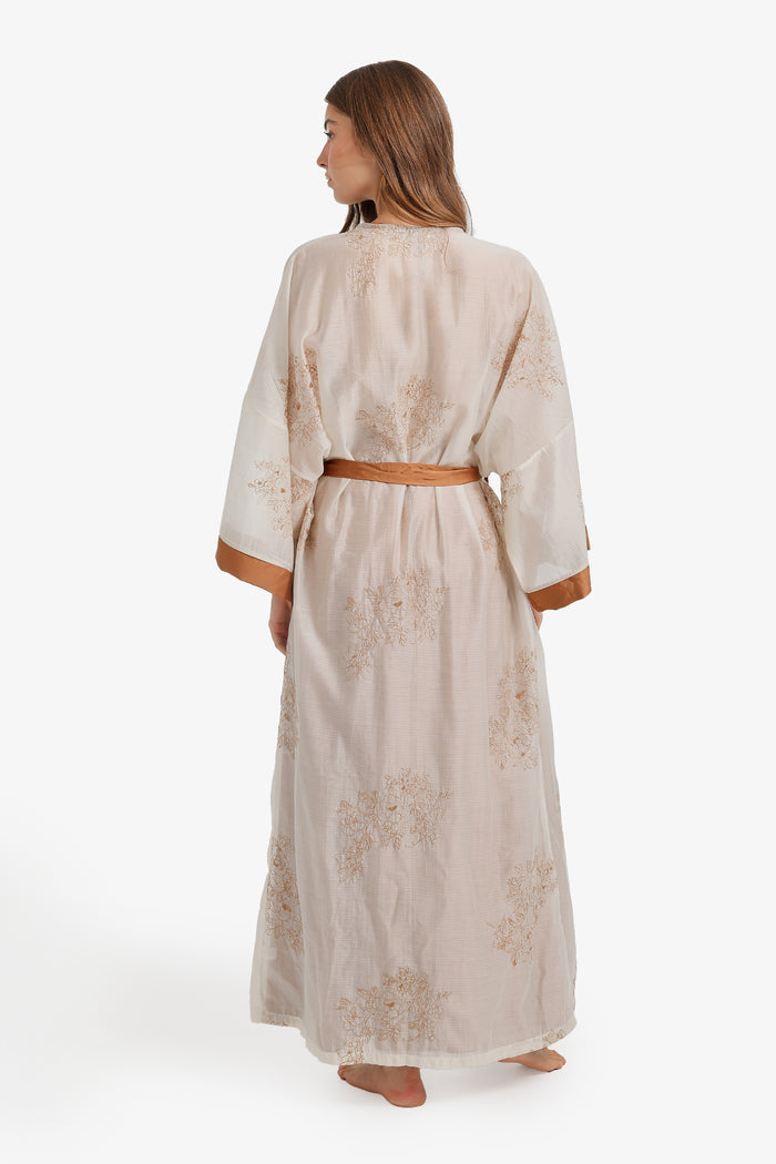 Embroidered Nightgown Set