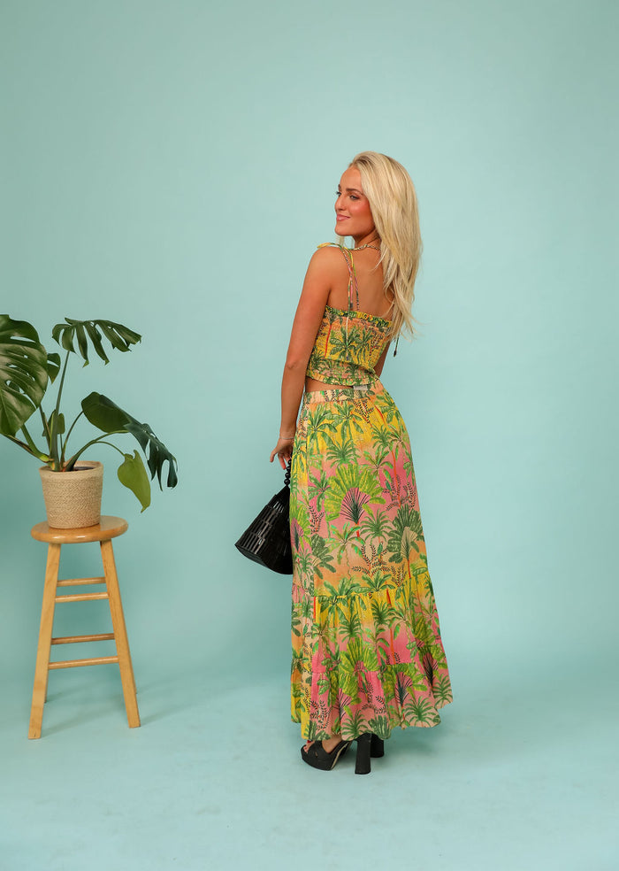 Endless Summer Shirring Top - Floral