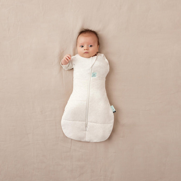 ergoPouch Cocoon Zip Swaddle Bag 2.5 TOG - Oatmeal Marle