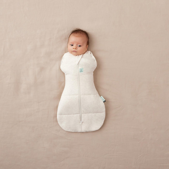 ergoPouch Cocoon Zip Swaddle Bag 3.5 TOG - Oatmeal Marle