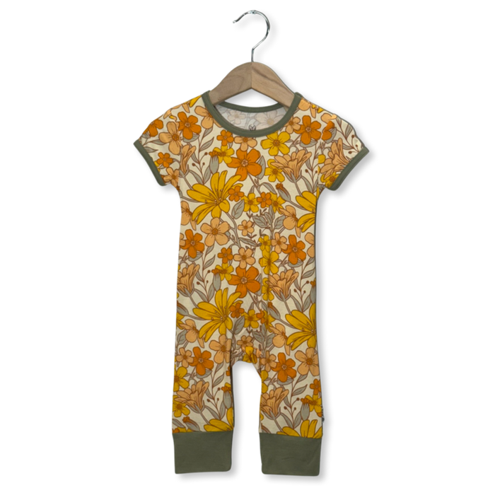 Fallin' for Blooms Short Long Romper