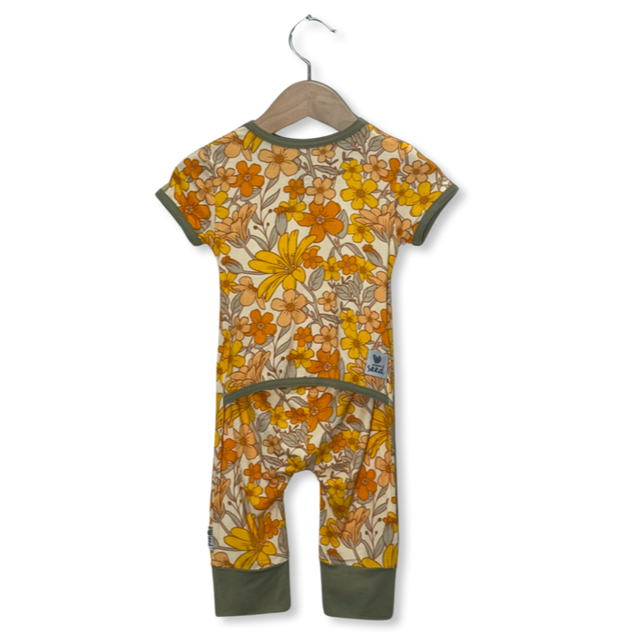 Fallin' for Blooms Short Long Romper