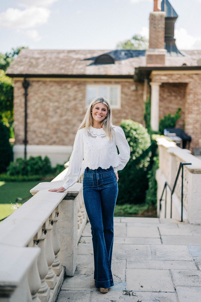 Farrah Trouser Flare - Downpour