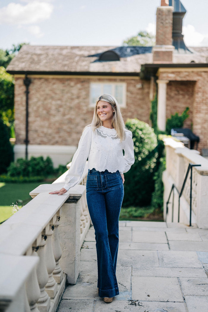 Farrah Trouser Flare - Downpour