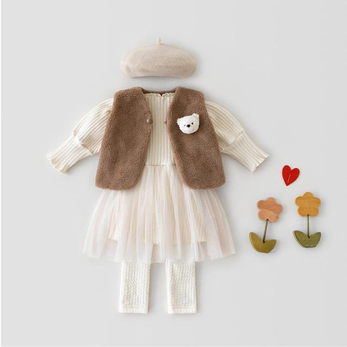 Faux Fur Vest Yo Baby India