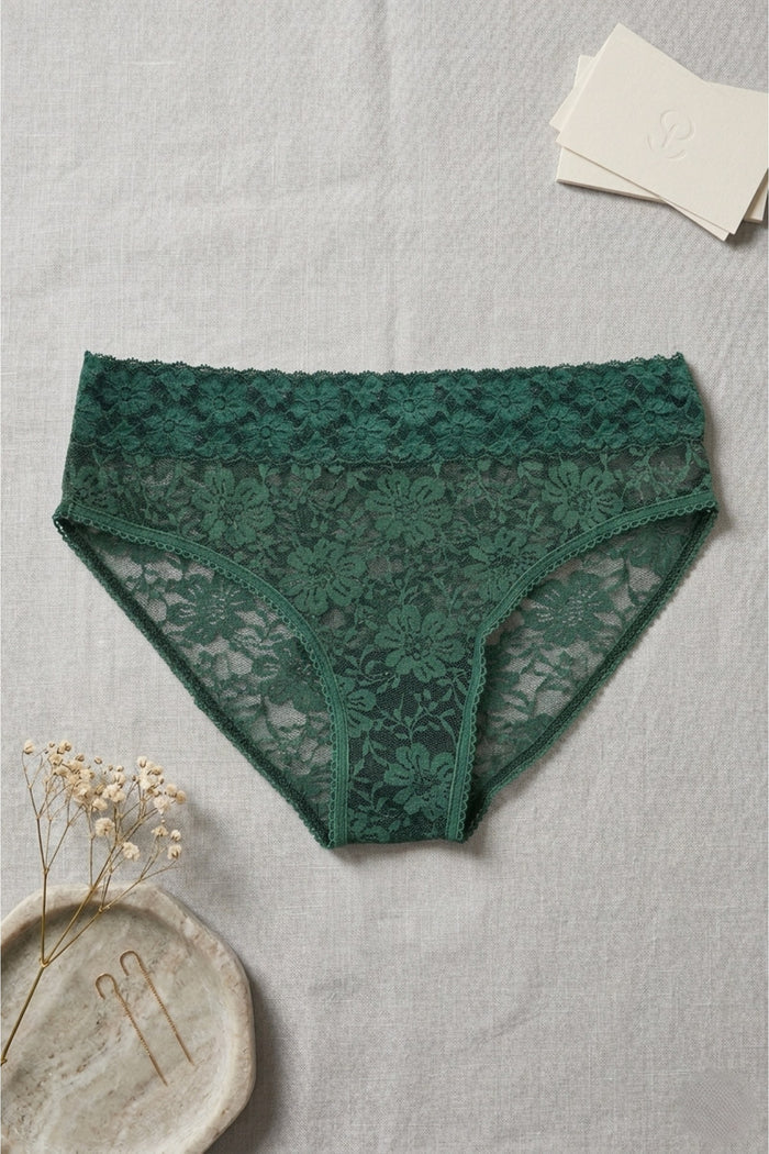 Floral Lace Brief Panty