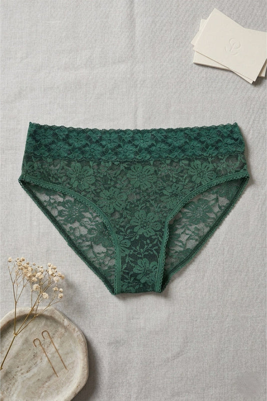 Floral Lace Brief Panty