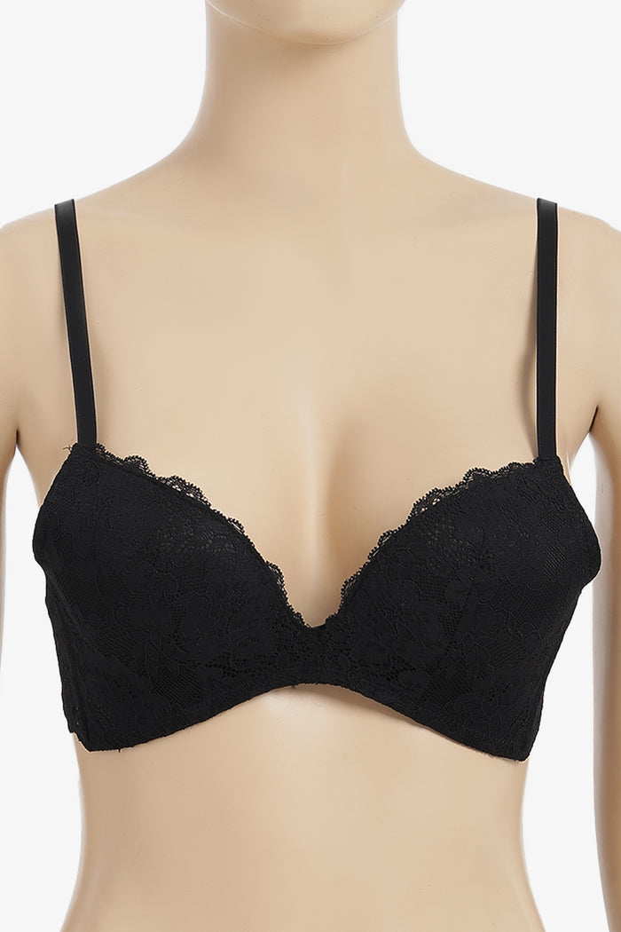 Floral Lace Padded Bra
