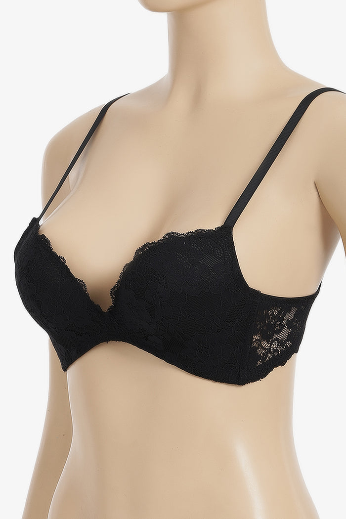 Floral Lace Padded Bra