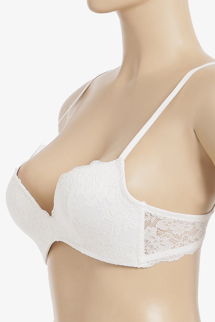 Floral Lace Padded Bra
