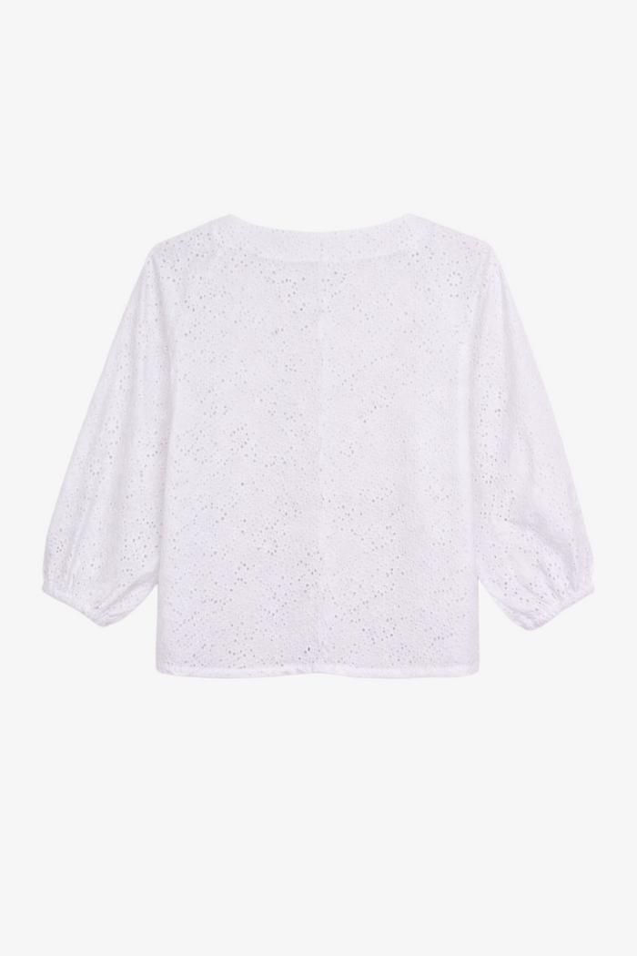 Floral Perforated Top