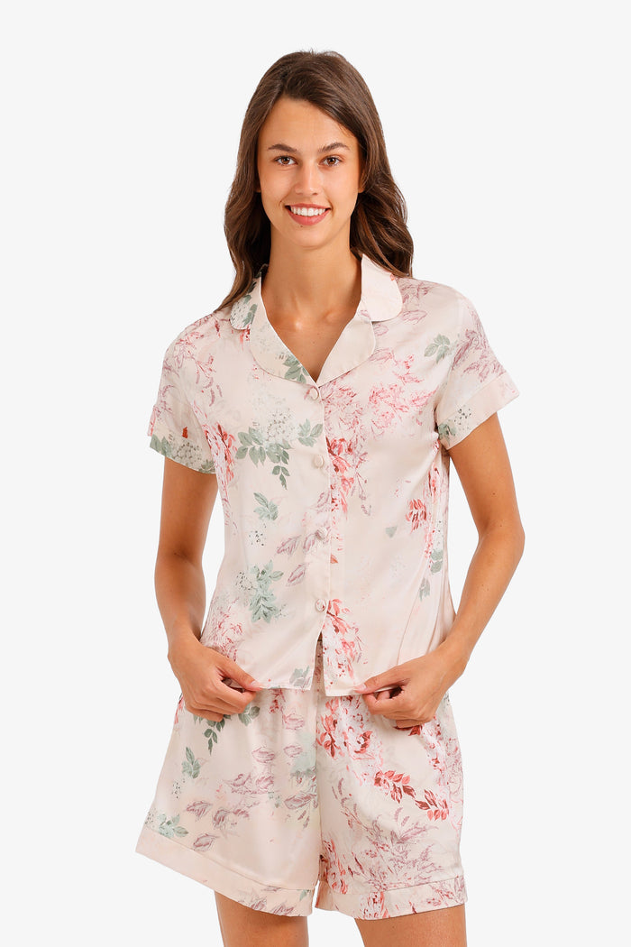 Floral Satin Pyjama
