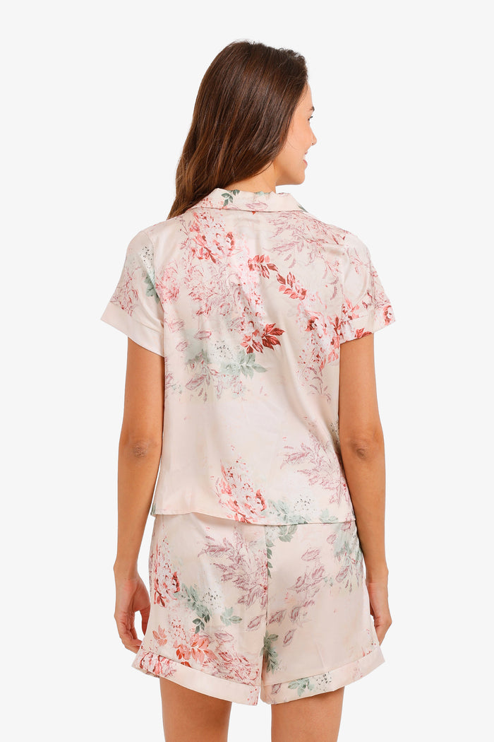 Floral Satin Pyjama