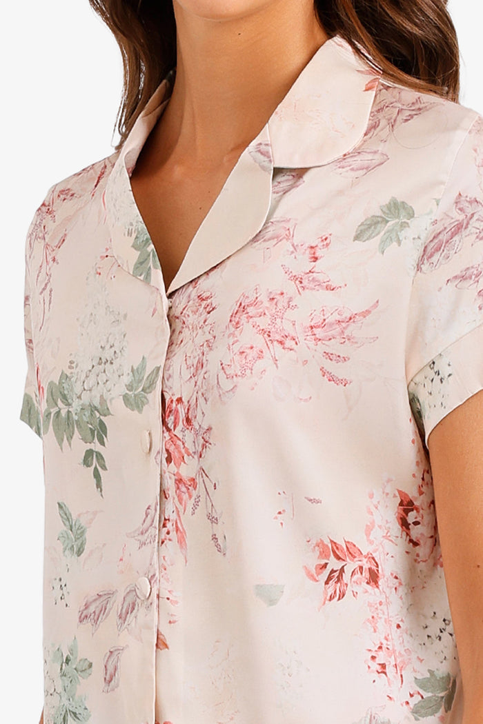 Floral Satin Pyjama