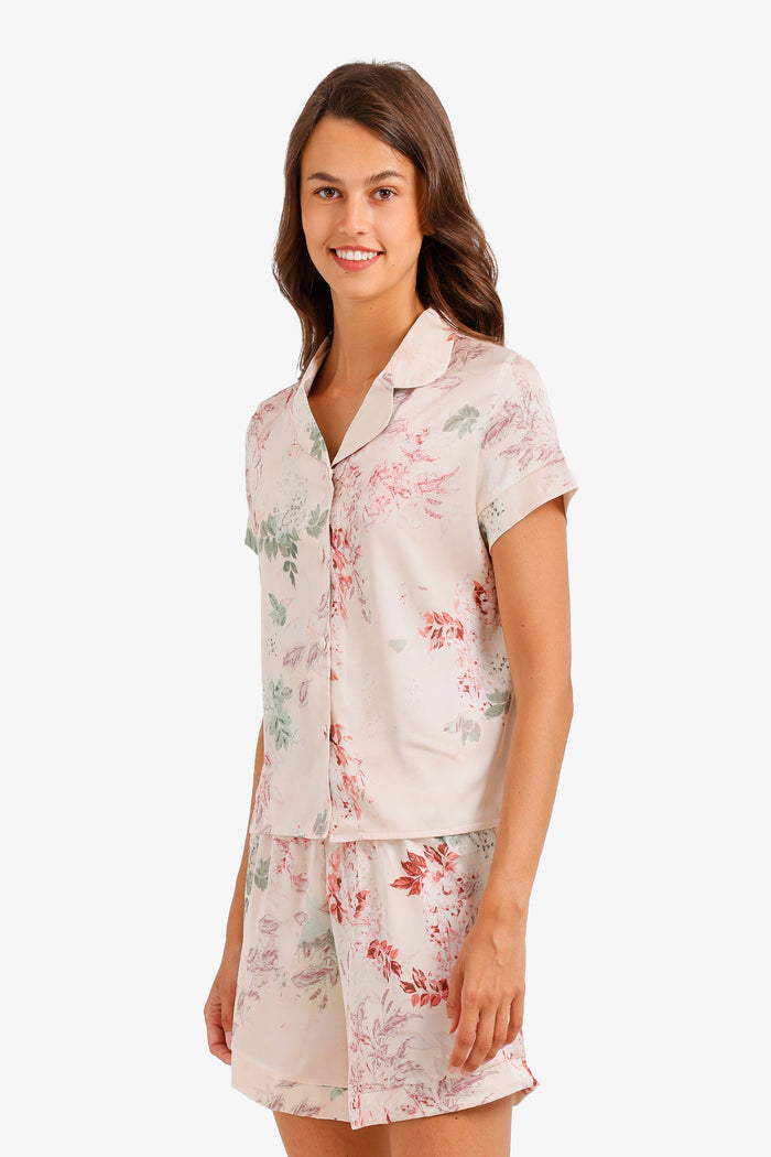 Floral Satin Pyjama
