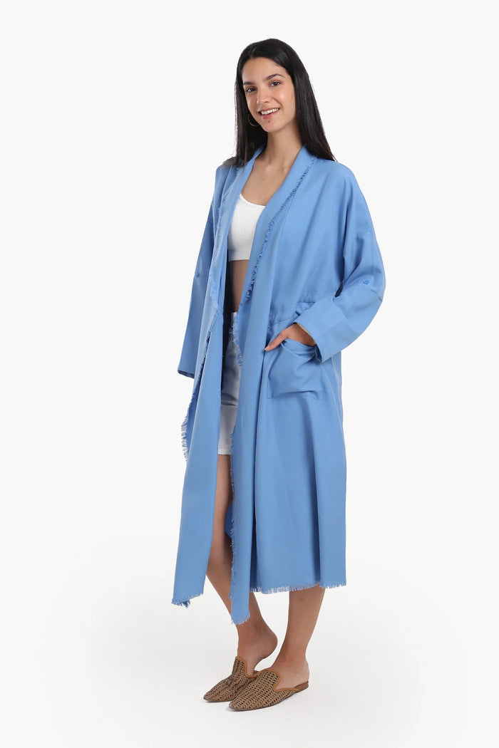 Flowing Polyester Kimono