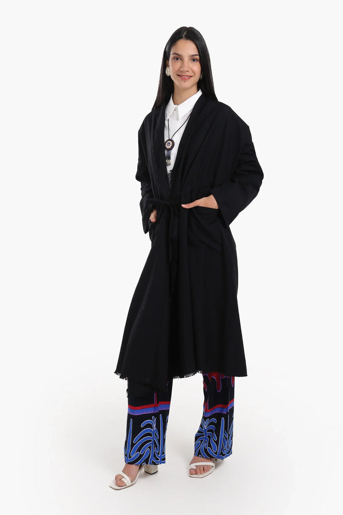 Flowing Polyester Kimono