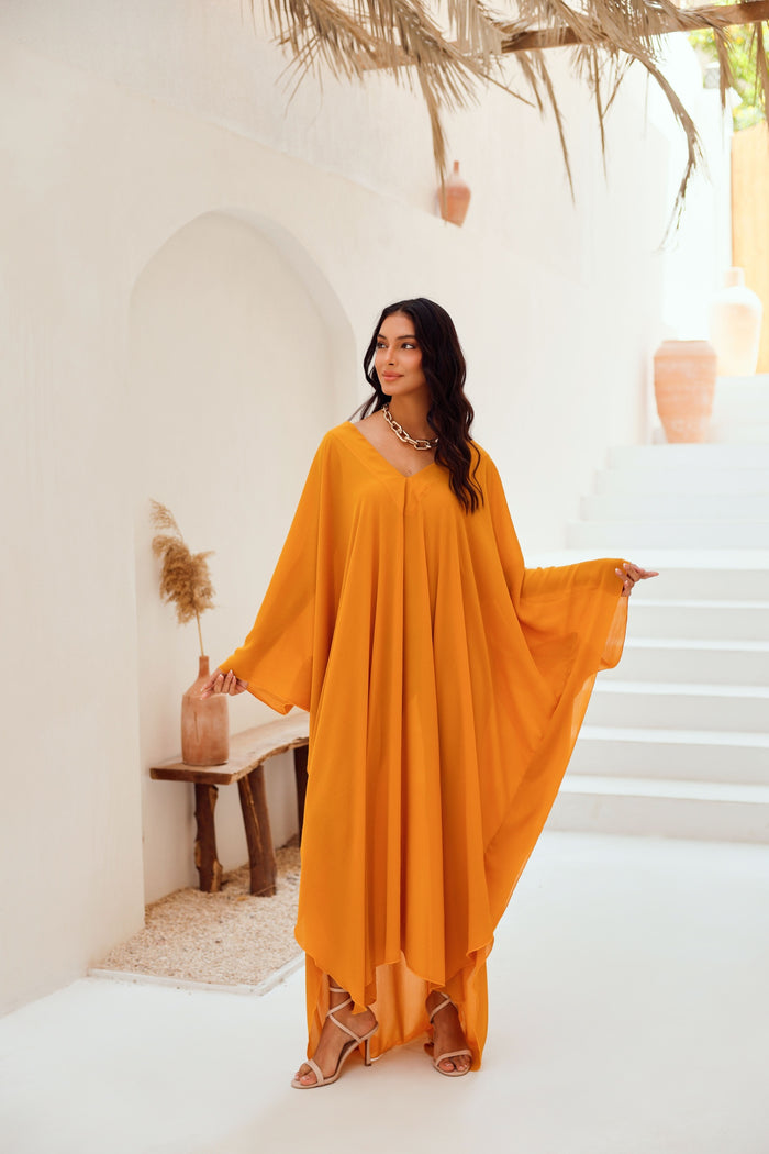 Flowy Asymmetric Beach Dress