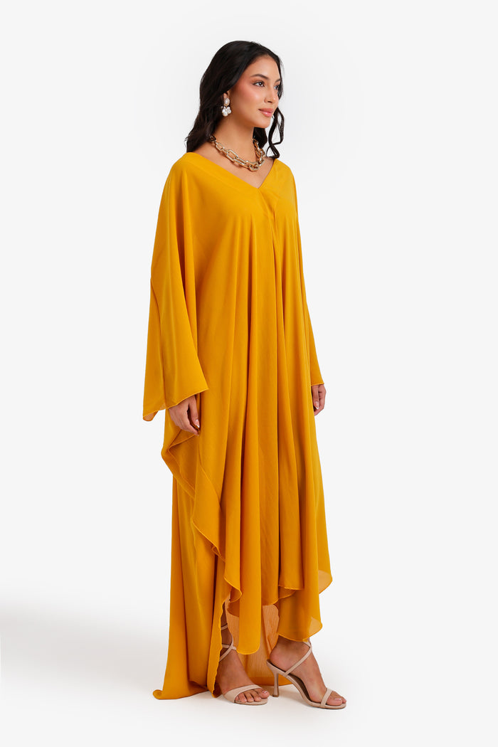 Flowy Asymmetric Beach Dress