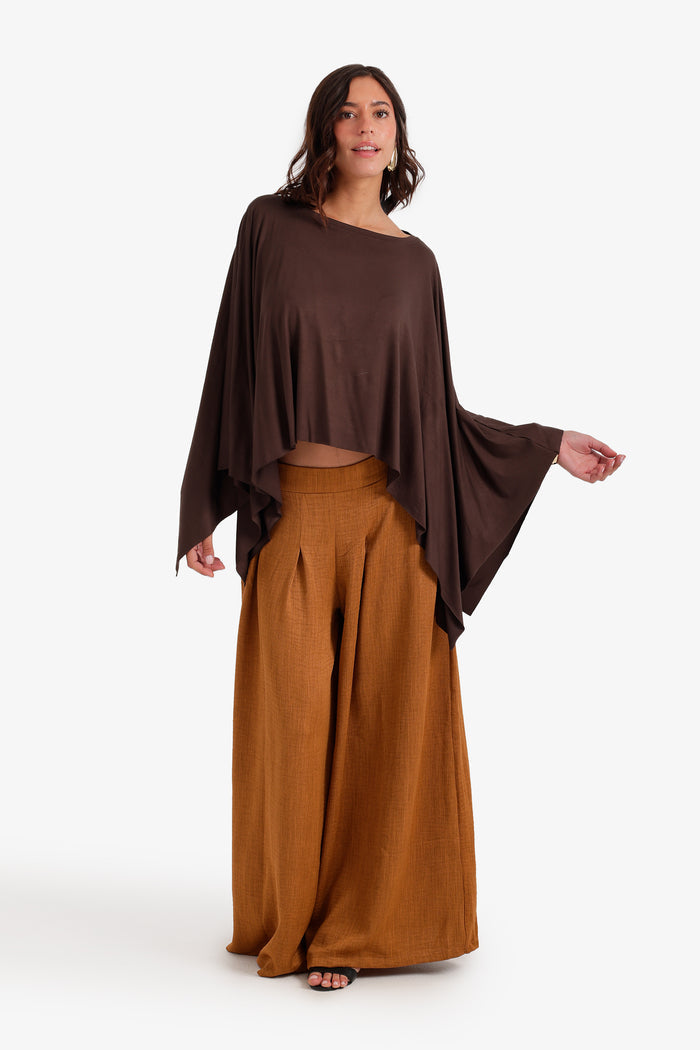 Flowy Asymmetrical Poncho
