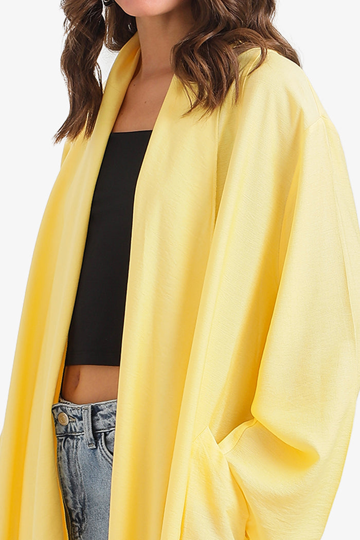 Flowy Shawl Collar Cardigan
