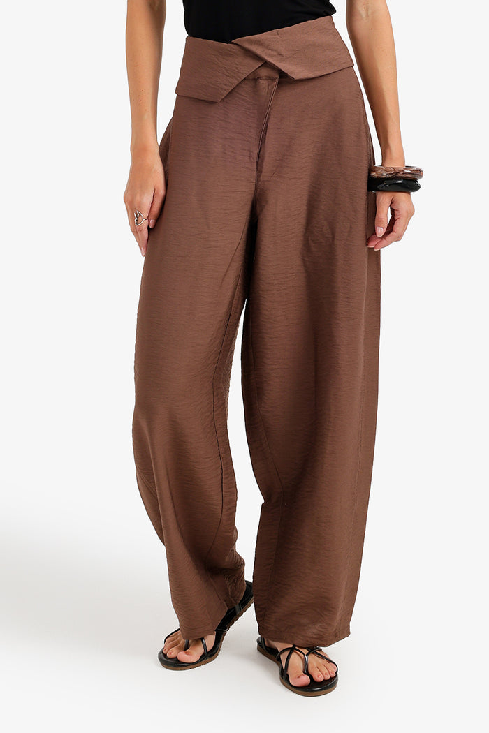 Fold-Over Waist Pants