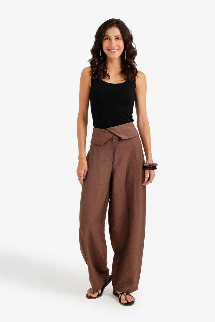 Fold-Over Waist Pants