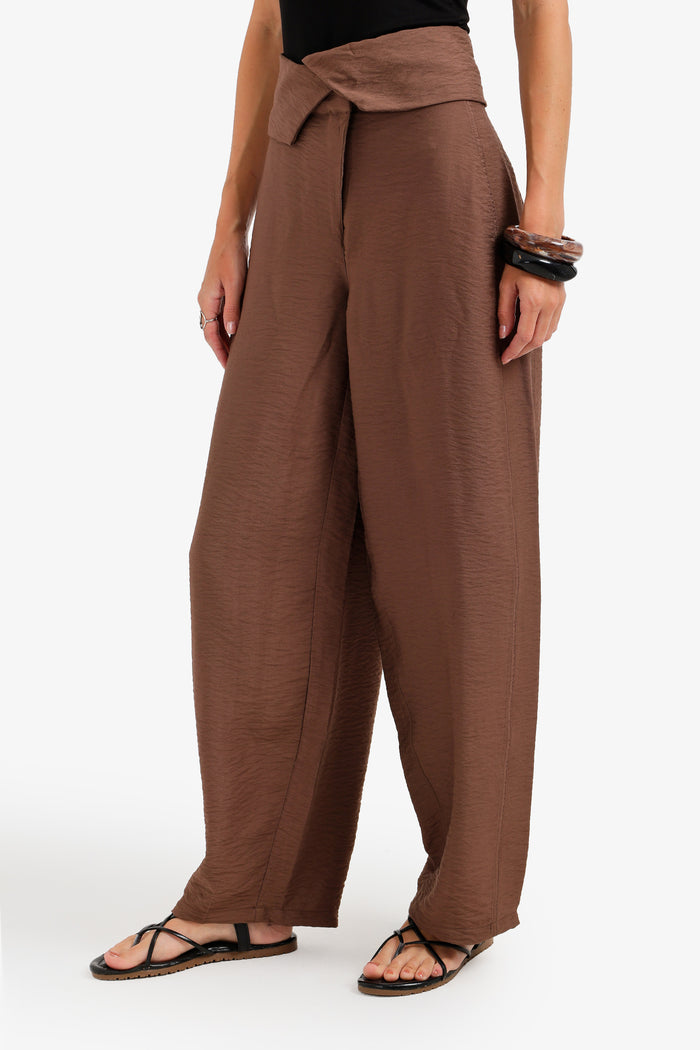 Fold-Over Waist Pants