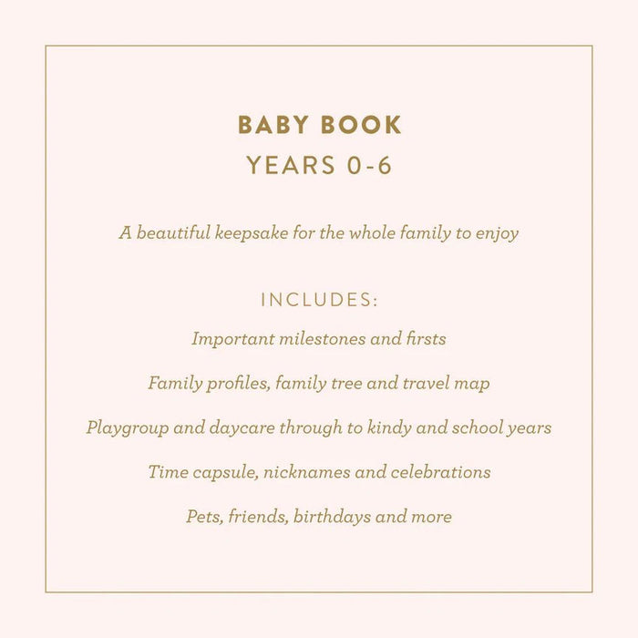 Fox & Fallow Baby Record Book - Biscuit