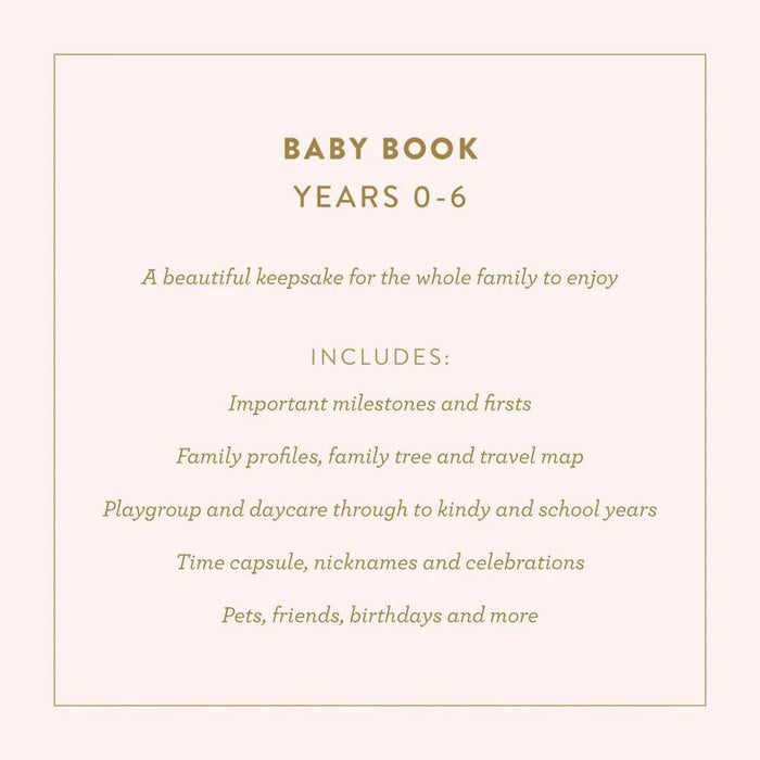 Fox & Fallow Baby Record Book - Buttermilk