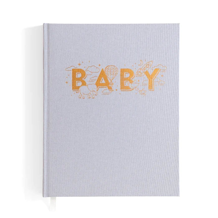 Fox & Fallow Baby Record Book - Grey