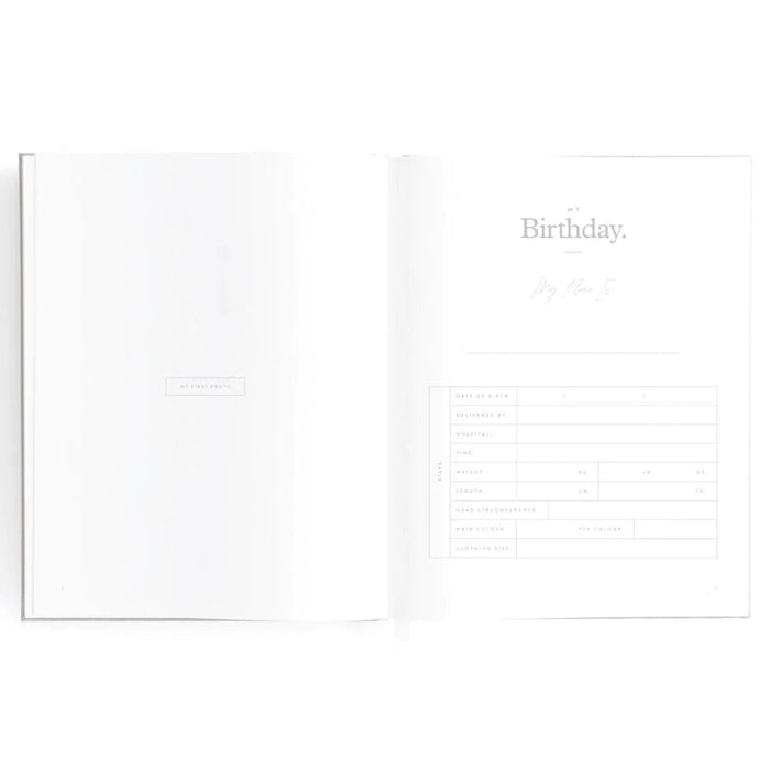 Fox & Fallow Baby Record Book - Grey