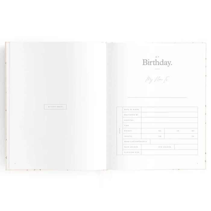 Fox & Fallow Baby Record Book - Pistachio