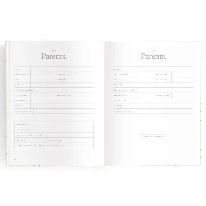 Fox & Fallow Baby Record Book - Pistachio
