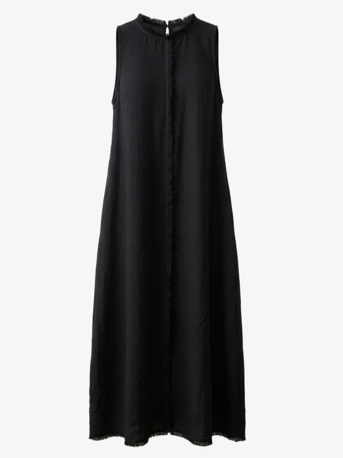 Frayed-Edge Lounge Dress