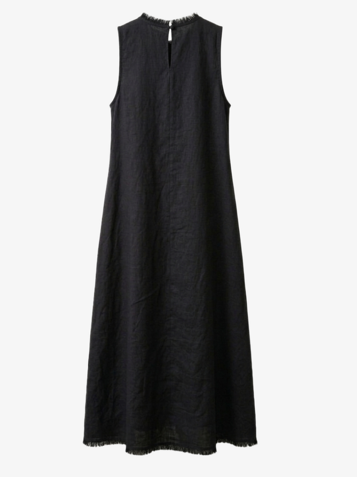 Frayed-Edge Lounge Dress