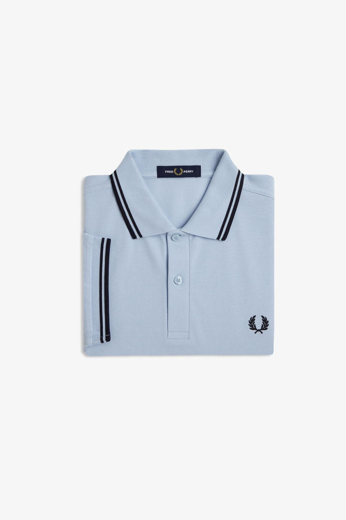 Fred Perry Polo Light Smoke / Navy
