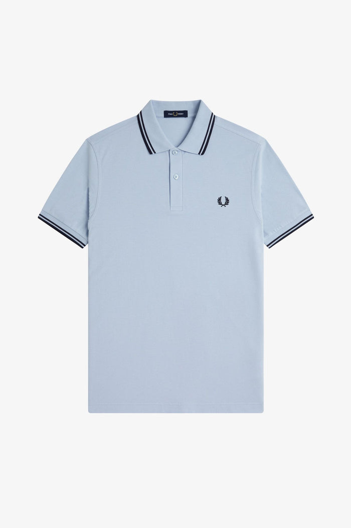 Fred Perry Polo Light Smoke / Navy