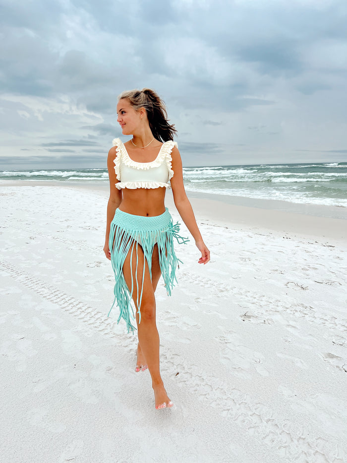 Fringe Tie On Sarong