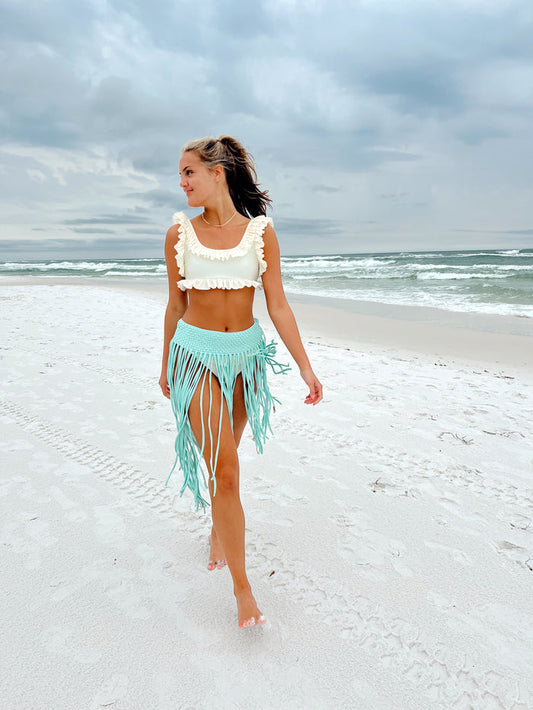 Fringe Tie On Sarong