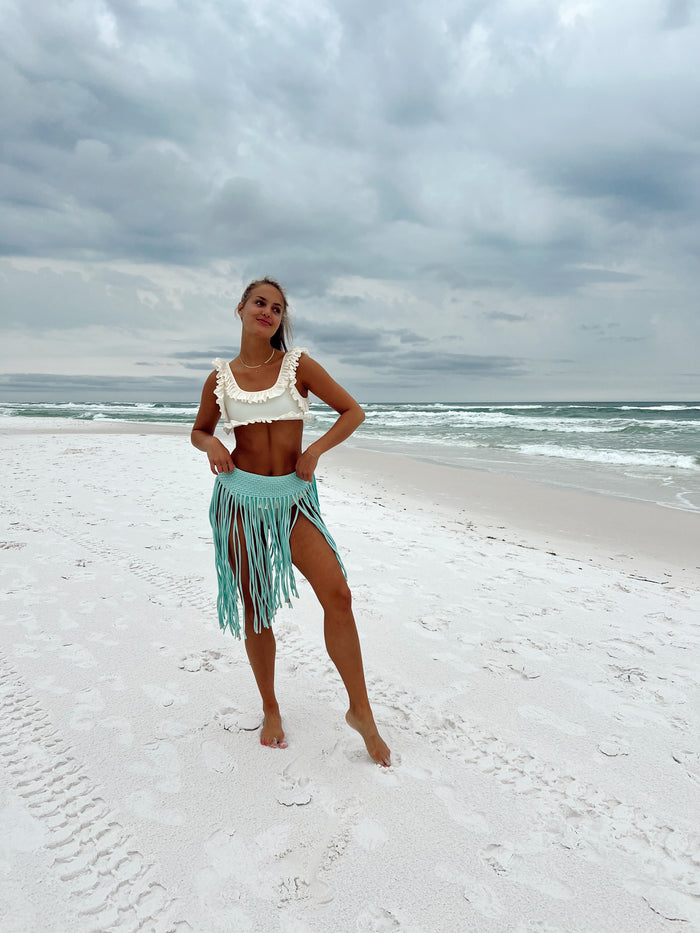 Fringe Tie On Sarong