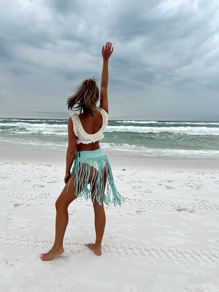 Fringe Tie On Sarong