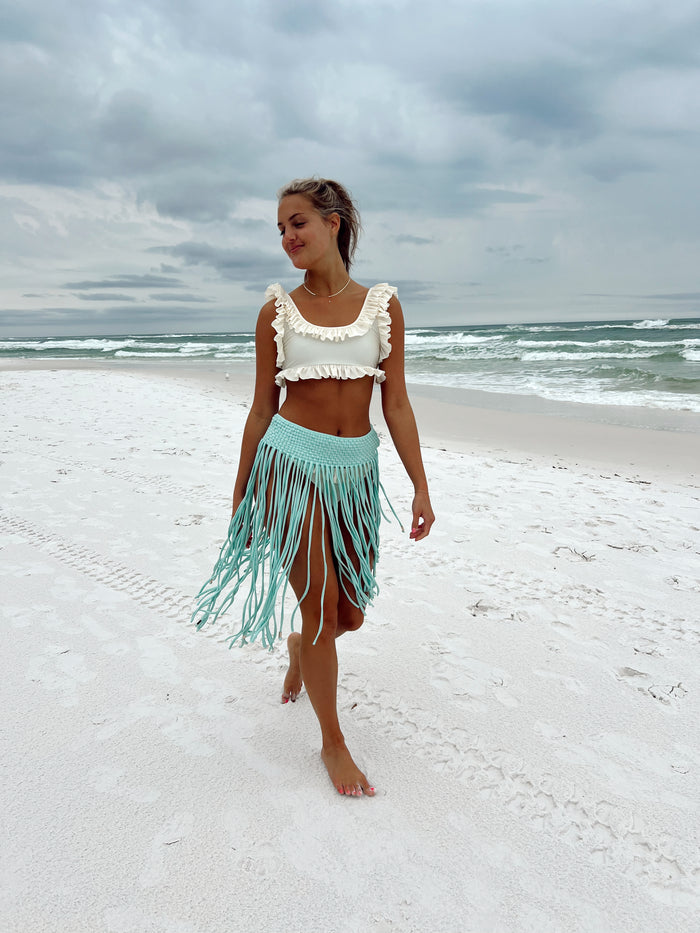 Fringe Tie On Sarong