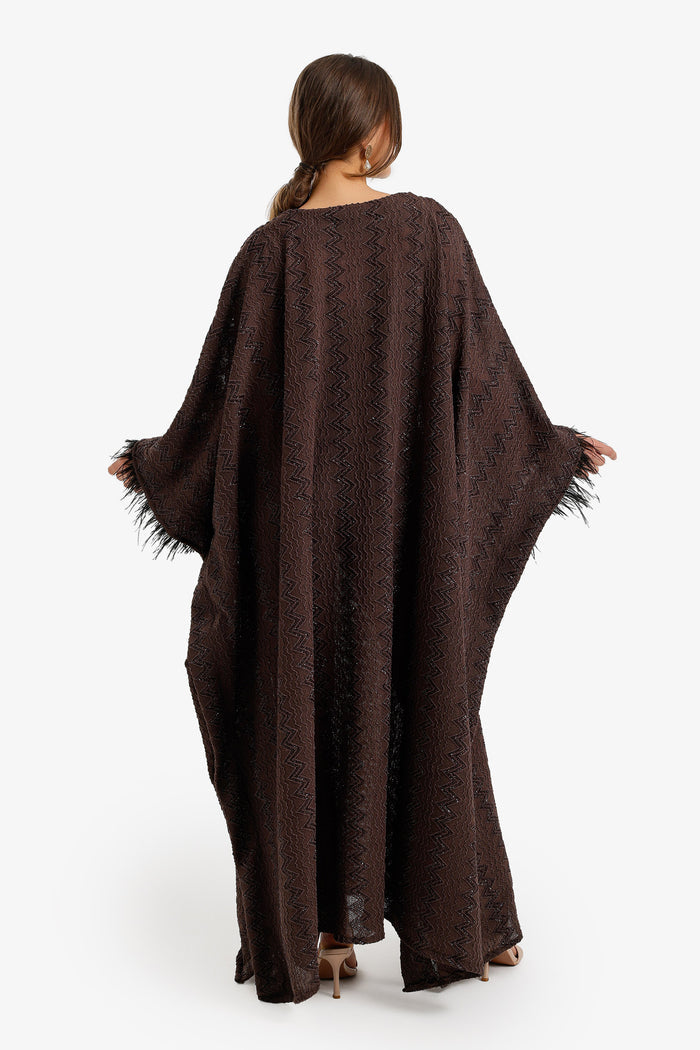 Fringed Maxi Abaya
