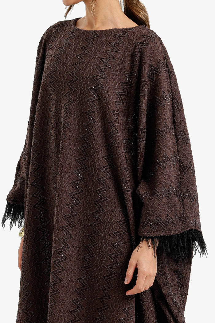 Fringed Maxi Abaya