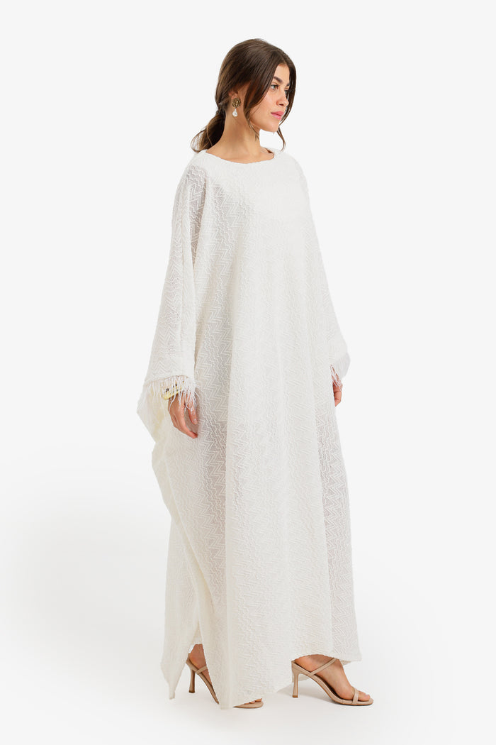Fringed Maxi Abaya