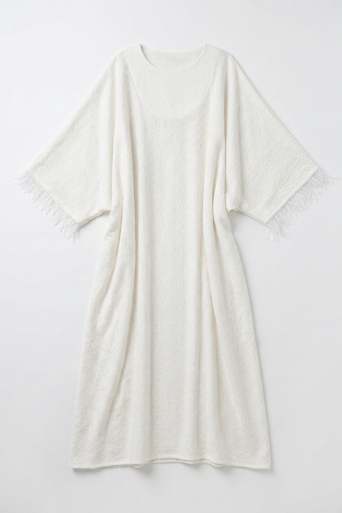 Fringed Maxi Abaya